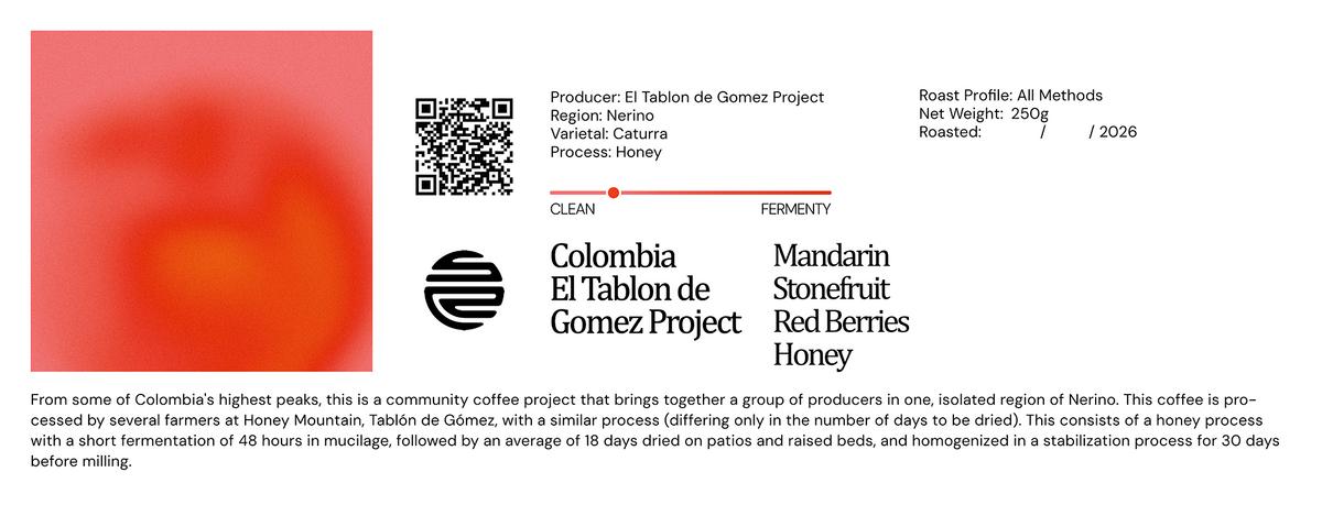 El Tablon de Gomez Project, Caturra