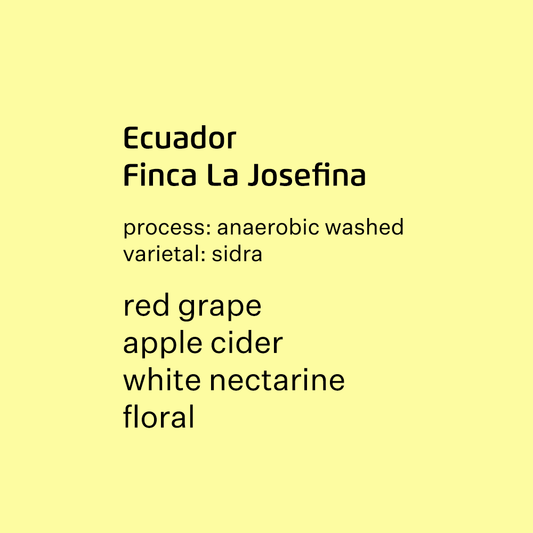 Ecuador Finca La Josefina, Sidra - anaerobic washed