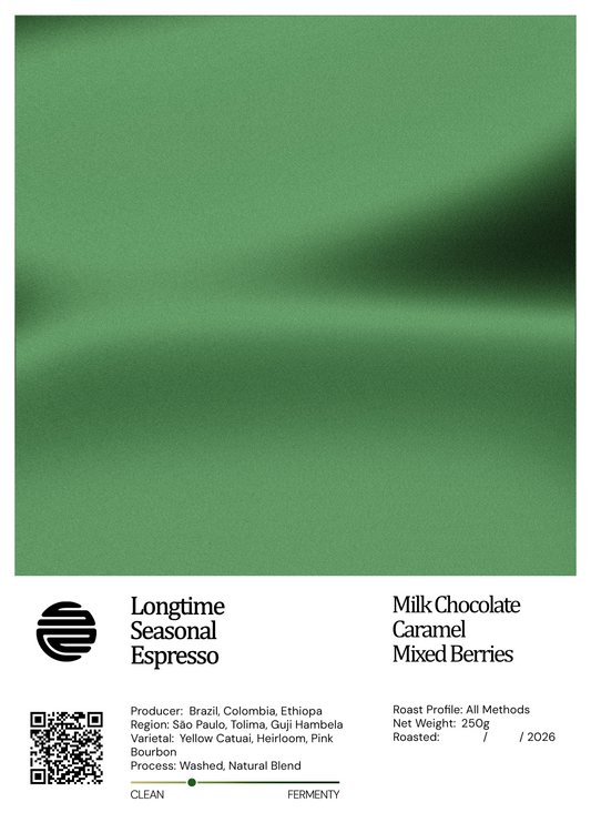 Longtime seasonal espresso blend